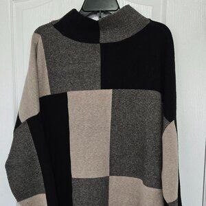 Joseph Ribkoff Color Block Asymmetrical Sweater